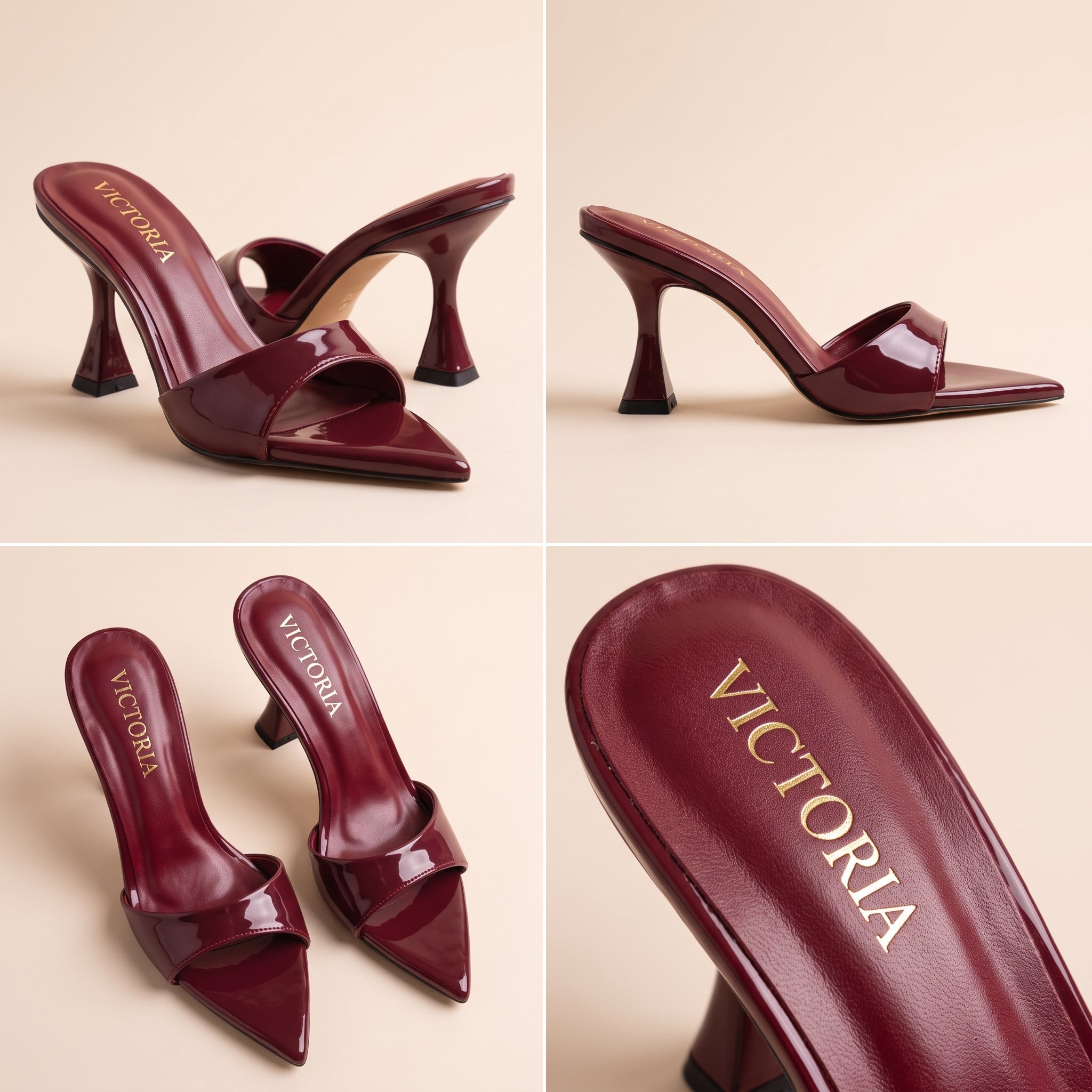 Luxe Maroon Heels