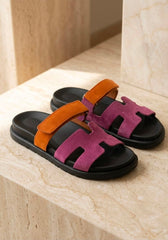 Soft Stride Multi Suede Slides