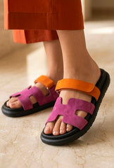 Soft Stride Multi Suede Slides